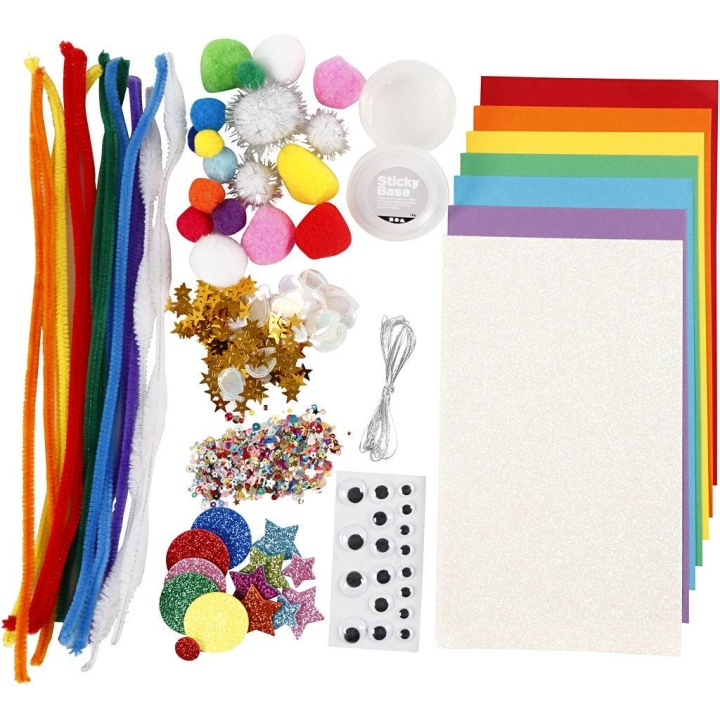 Creative Toys Pysselsortiment - Regnbåge (977441) i gruppen LEKSAKER, BARN- & BABYPRODUKTER / Leksaker / Pyssel hos TP E-commerce Nordic AB (D11067)