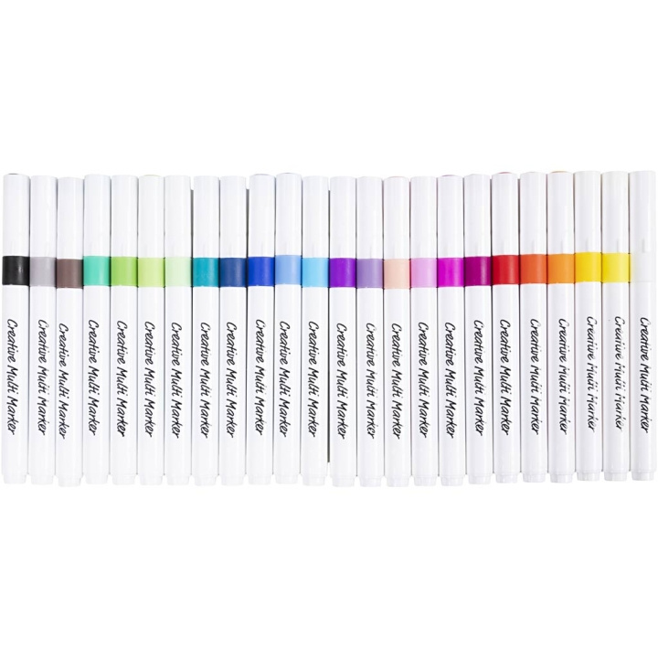 Creative Toys Creative Multi Marker 24 st (39386) i gruppen SPORT, FRITID & HOBBY / Hobby / Måla & Rita / Pennor, kritor & tusch hos TP E-commerce Nordic AB (D11095)