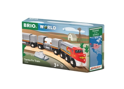 BRIO Santa Fe-tåget (Tåg från världen) - (36089) | LEKSAKER, BARN- & BABYPRODUKTER - Leksaker - Byggleksaker - Brio tågbanor | GameStuff