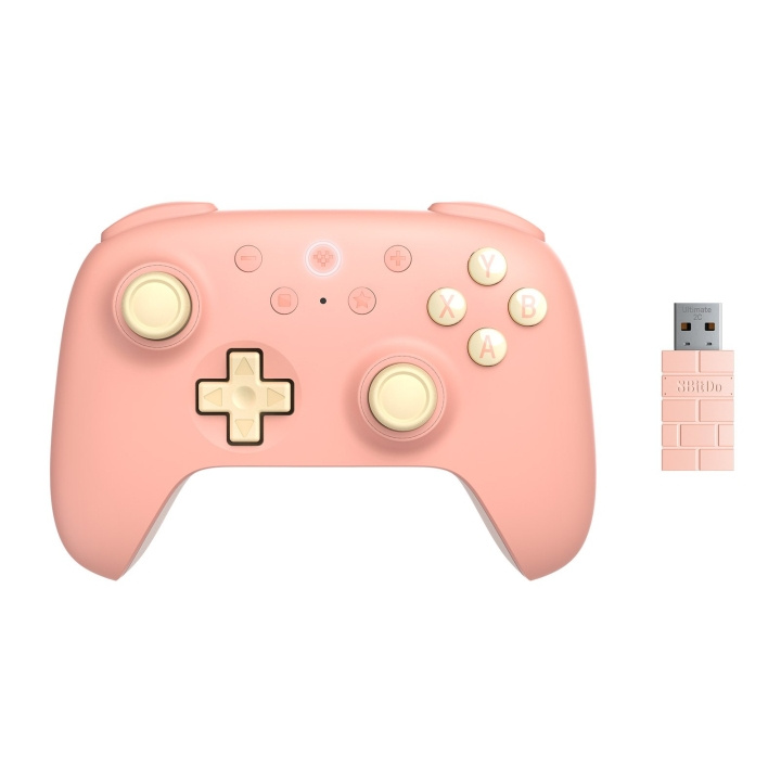8Bitdo Ultimate 2C trådlös pad Peach i gruppen DATORER & KRINGUTRUSTNING / Gaming / Gamepad hos TP E-commerce Nordic AB (D11310)