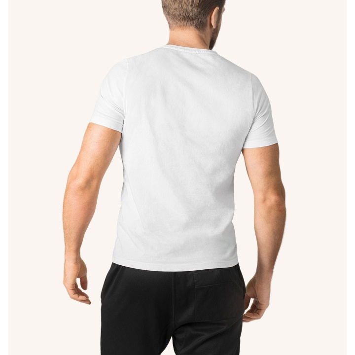 SWEDISH POSTURE Alignment T-Shirt Cotton XXL Men White i gruppen SPORT, FRITID & HOBBY / Accessoarer / T-shirts & Tröjor hos TP E-commerce Nordic AB (D11355)