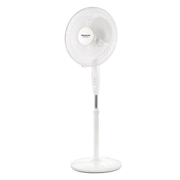 Taurus Stativfläkt Greco 16 Pure Vit 40cm i gruppen HEM, HUSHÅLL & TRÄDGÅRD / Fläktar & Klimatprodukter / Värmefläktar hos TP E-commerce Nordic AB (D11368)