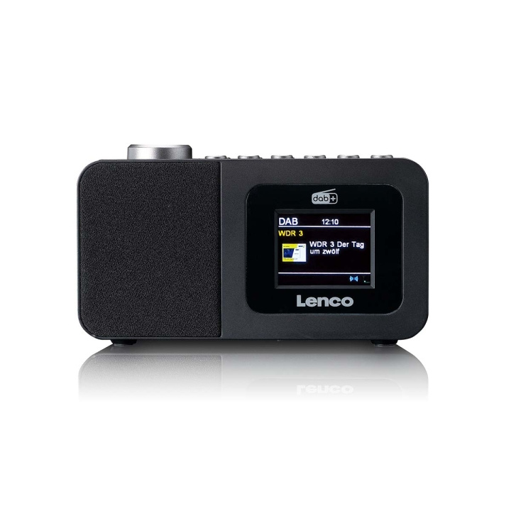 Lenco DAB+/FM-radioväckarklocka med färgdisplay, sleeptimer och dubbel alarmfunktion Svart i gruppen HEMELEKTRONIK / Ljud & Bild / Hemmabio, HiFi & Bärbart / Radio & Väckarklockor / Radio hos TP E-commerce Nordic AB (D11435)