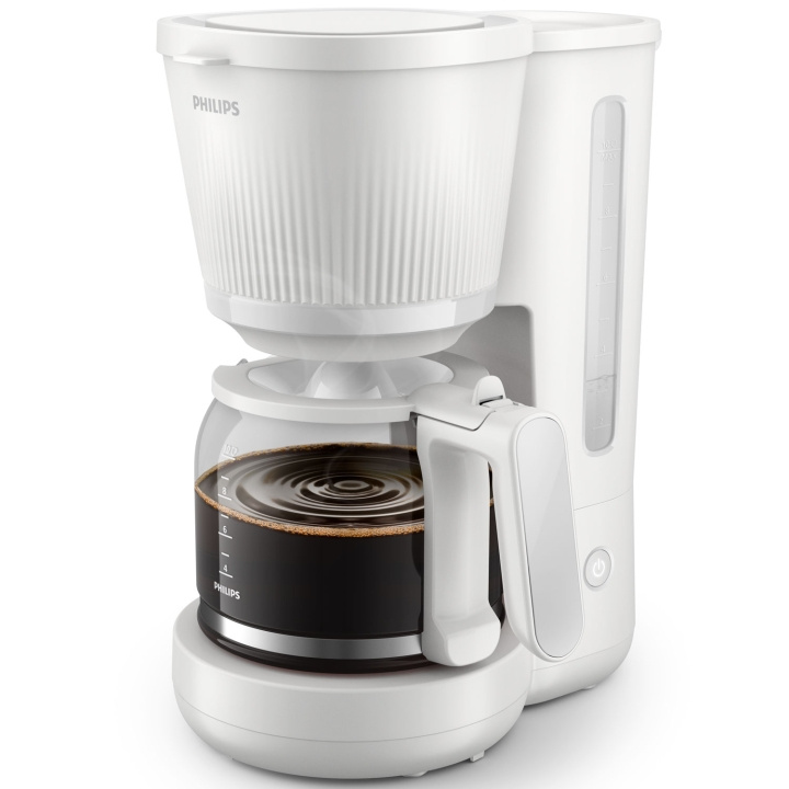 Philips Kaffebryggare HD7411/00 3000-serien Arctic White i gruppen HEM, HUSHÅLL & TRÄDGÅRD / Hushållsmaskiner / Kaffemaskiner & Tillbehör / Kaffebryggare hos TP E-commerce Nordic AB (D11550)