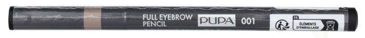Pupa Milano Pupa Full Eyebrow Pencil 0.2 g #001 Blonde i gruppen SKÖNHET & HÄLSA / Makeup / Ögon & Ögonbryn / Ögonbrynspenna hos TP E-commerce Nordic AB (D11650)