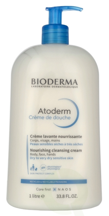 Bioderma Atoderm Nourishing Cleansing Cream 1000 ml i gruppen SKÖNHET & HÄLSA / Hudvård / Ansiktsvård / Rengöring hos TP E-commerce Nordic AB (D11743)