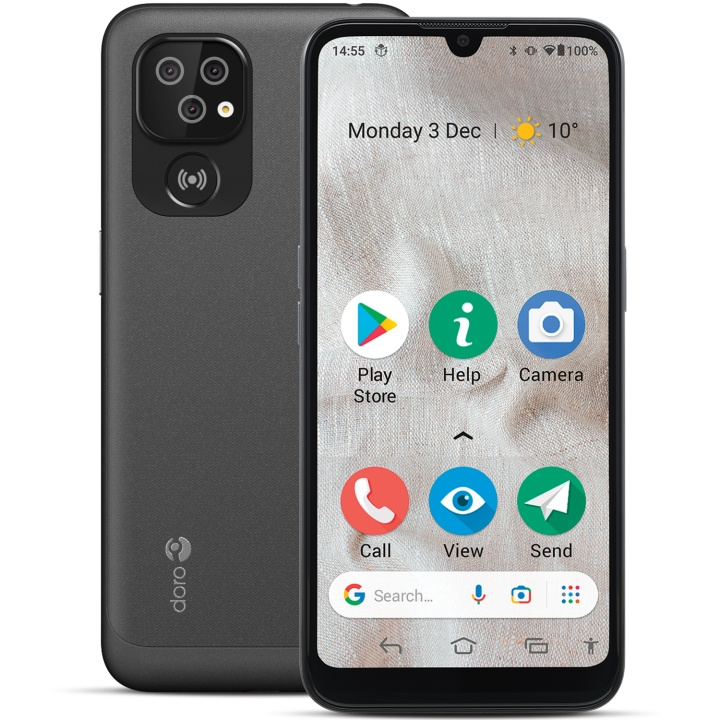 Doro 8110 4G Smartphone Grafitgrå i gruppen SMARTPHONE & SURFPLATTOR / Mobiltelefoner & smartphones hos TP E-commerce Nordic AB (D12054)