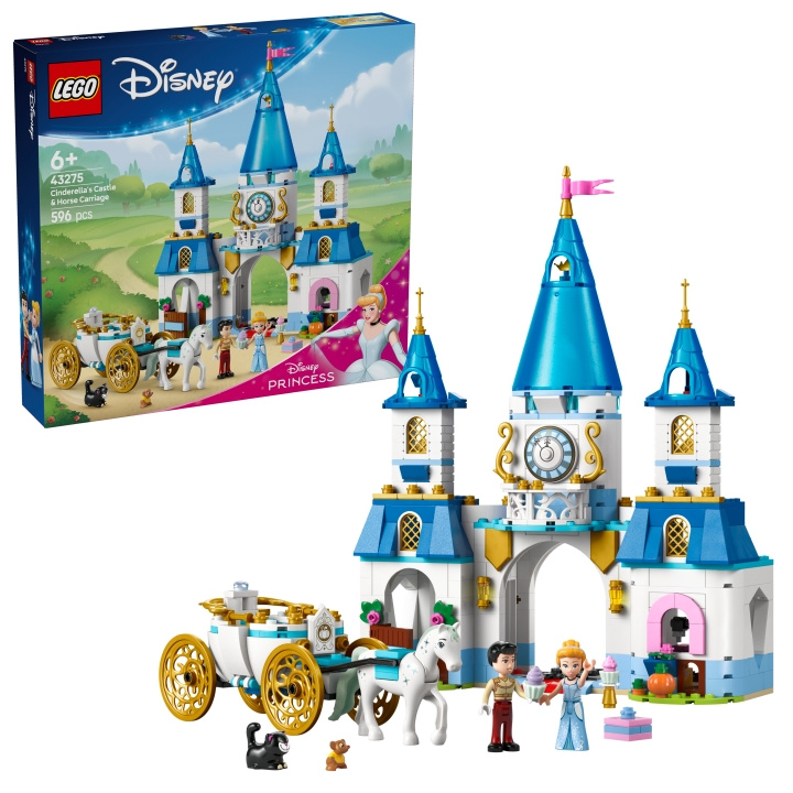 LEGO Disney Princess - Askungens slott med häst och vagn (43275) i gruppen LEKSAKER, BARN- & BABYPRODUKTER / Leksaker / Byggleksaker / Lego hos TP E-commerce Nordic AB (D12255)