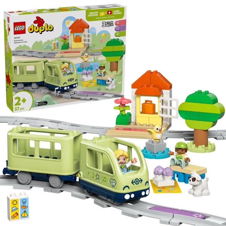 LEGO DUPLO Town - Interaktivt äventyrståg (10427) i gruppen LEKSAKER, BARN- & BABYPRODUKTER / Leksaker / Byggleksaker / Lego hos TP E-commerce Nordic AB (D12256)