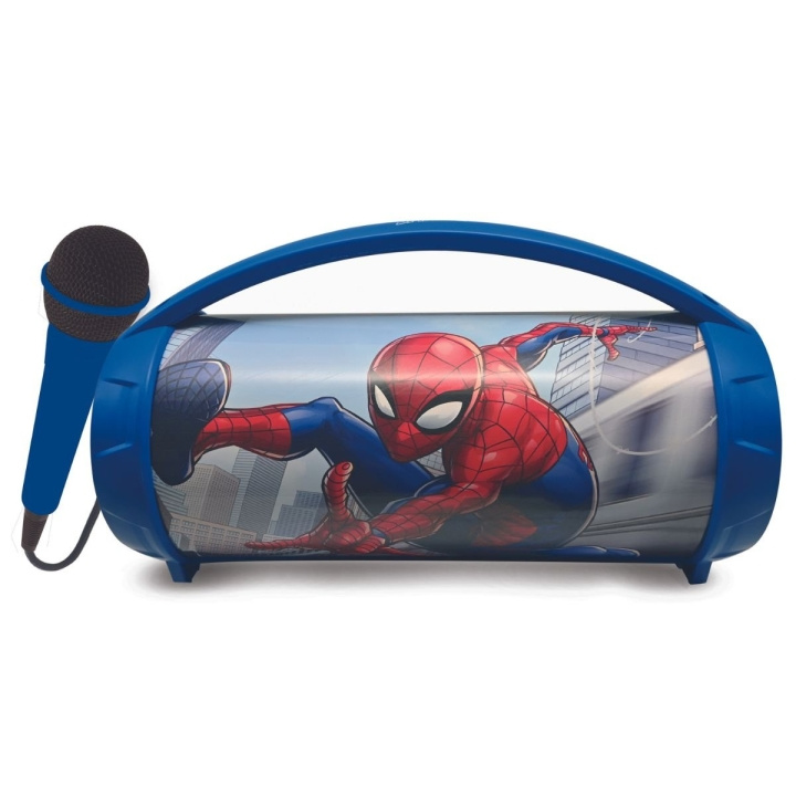 Lexibook Spider-Man Bluetooth® Light-högtalare med mikrofon (BTP585SPZ) i gruppen HEMELEKTRONIK / Ljud & Bild / Högtalare & Tillbehör / Bluetooth-högtalare / Bärbara högtalare hos TP E-commerce Nordic AB (D12279)