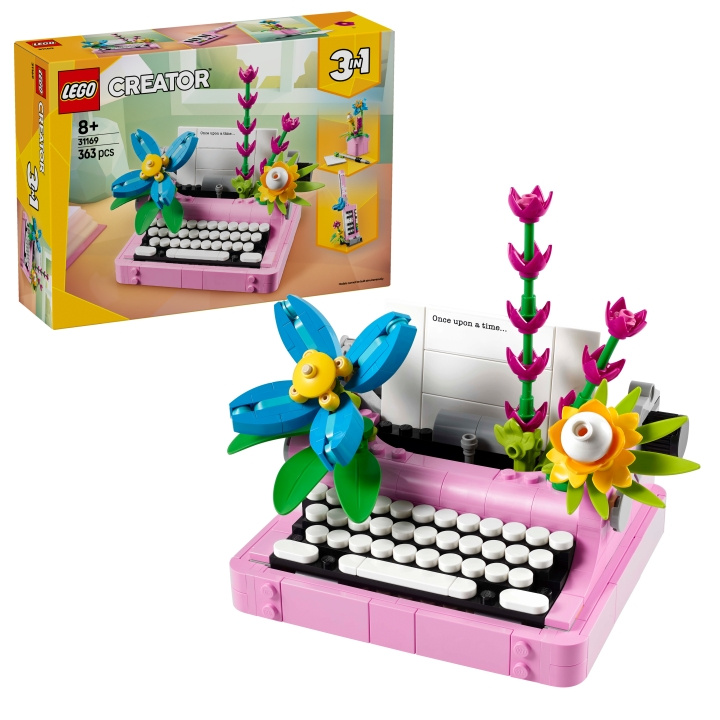 LEGO LEGO Creator - Skrivmaskin med blommor (31169) i gruppen LEKSAKER, BARN- & BABYPRODUKTER / Leksaker / Byggleksaker / Lego hos TP E-commerce Nordic AB (D12281)