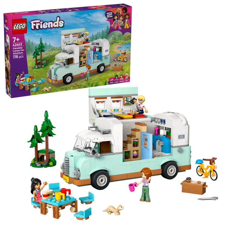 LEGO LEGO Vänner - Äventyr i husbil med vänskap (42663) i gruppen LEKSAKER, BARN- & BABYPRODUKTER / Leksaker / Byggleksaker / Lego hos TP E-commerce Nordic AB (D12287)