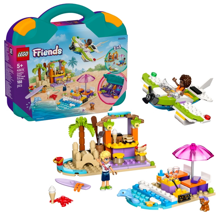 LEGO LEGO Friends - Kreativ strand- och resväska (42672) i gruppen LEKSAKER, BARN- & BABYPRODUKTER / Leksaker / Byggleksaker / Lego hos TP E-commerce Nordic AB (D12290)