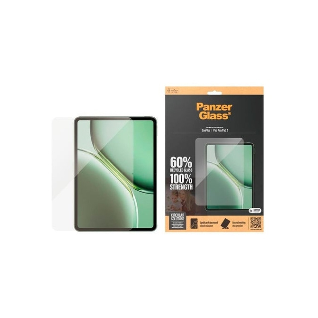 PanzerGlass Skärmskydd - OnePlus Pad Pro/Pad 2 i gruppen SMARTPHONE & SURFPLATTOR / Surfplattor skydd / Universella skydd hos TP E-commerce Nordic AB (D12380)