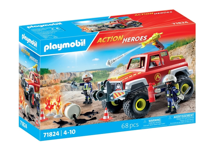 Playmobil Brandbekämpningsbil (71824) i gruppen LEKSAKER, BARN- & BABYPRODUKTER / Leksaker / Lekset hos TP E-commerce Nordic AB (D12440)