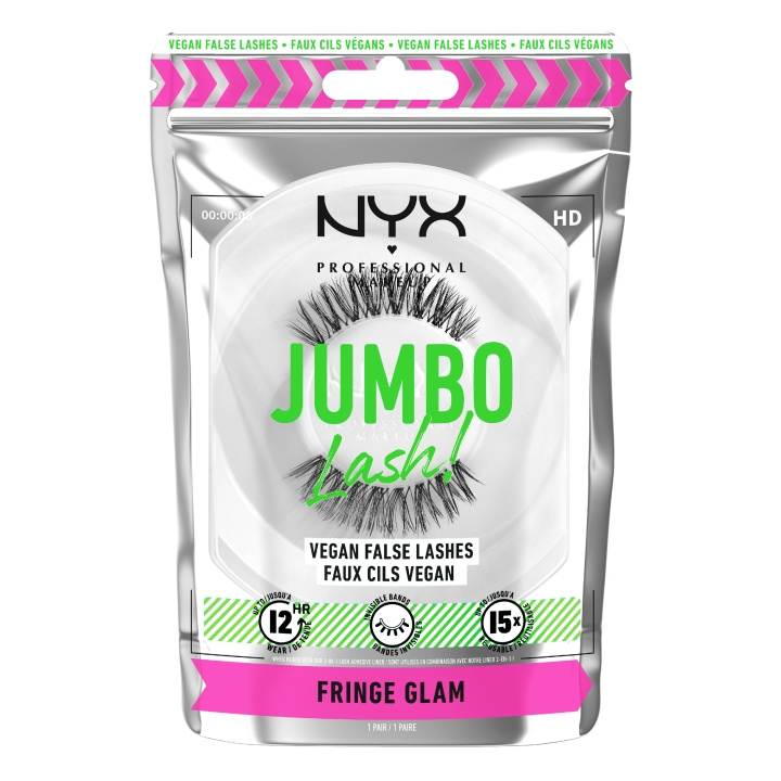NYX Professionellt smink - Jumbo Lash! Veganska lösfransar - Fringe Glam 4 i gruppen SKÖNHET & HÄLSA / Makeup / Ögon & Ögonbryn / Lösögonfransar hos TP E-commerce Nordic AB (D12527)