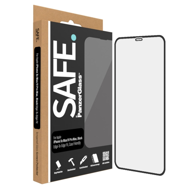 PanzerGlass SAFE by PanzerGlass - Skärmskydd - Apple iPhone Xs Max , 11 Pro Max - kant i kant i gruppen SMARTPHONE & SURFPLATTOR / Mobilskydd / Apple / iPhone 11 Pro Max hos TP E-commerce Nordic AB (D12576)