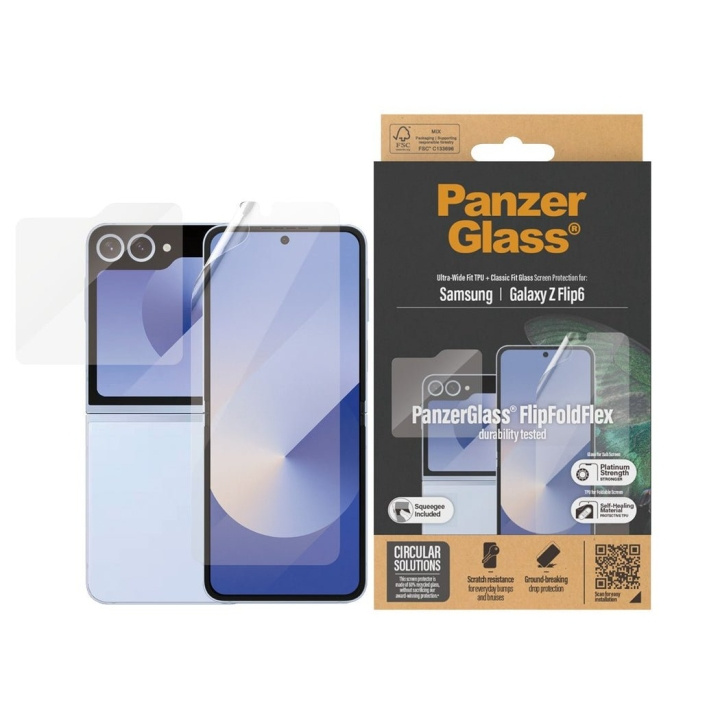 PanzerGlass Skärmskydd - Samsung Galaxy Z Flip6 - Glas & Film i gruppen SMARTPHONE & SURFPLATTOR / Mobilskydd / Samsung hos TP E-commerce Nordic AB (D12598)