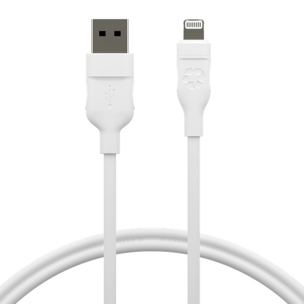 dbramante1928 USB-A till Lightning-kabel, 1,2 m, - Vit i gruppen SMARTPHONE & SURFPLATTOR / Laddare & Kablar / Kablar / Kablar Lightning hos TP E-commerce Nordic AB (D12635)