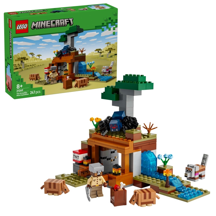 LEGO Minecraft - Expeditionen i Armadillogruvan (21269) i gruppen LEKSAKER, BARN- & BABYPRODUKTER / Leksaker / Byggleksaker / Lego hos TP E-commerce Nordic AB (D12735)