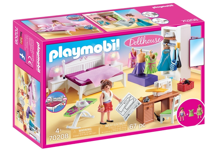 Playmobil Sovrum med syhörna (70208) i gruppen LEKSAKER, BARN- & BABYPRODUKTER / Leksaker / Lekset hos TP E-commerce Nordic AB (D12848)