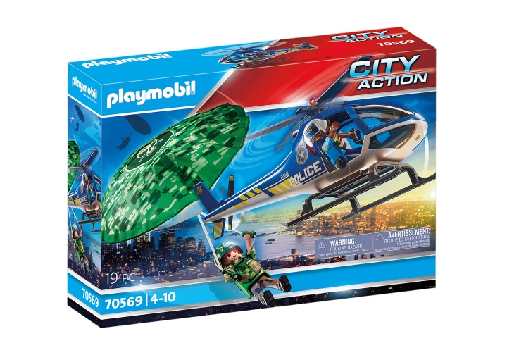 Playmobil Polishelikopter - Förföljelse med fallskärm (70569) i gruppen LEKSAKER, BARN- & BABYPRODUKTER / Leksaker / Lekset hos TP E-commerce Nordic AB (D12850)
