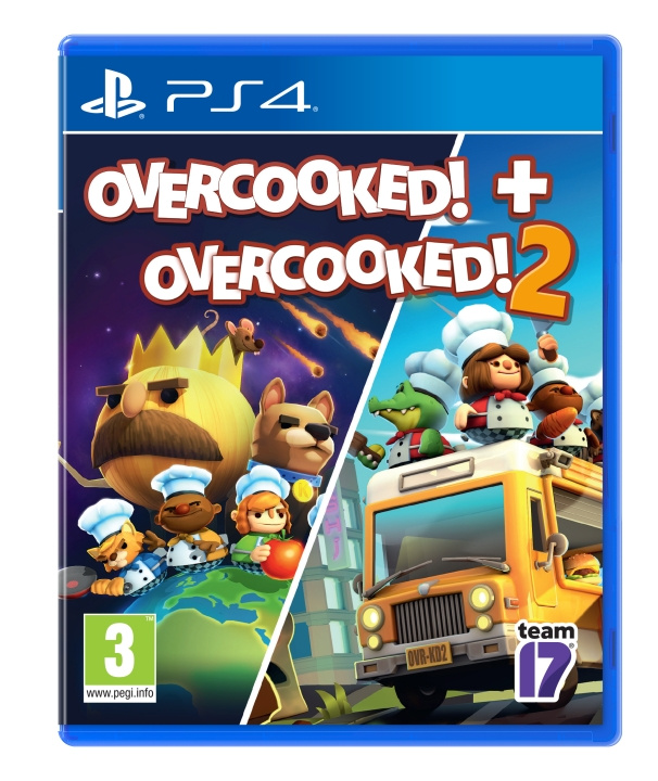 Overcooked + Overcooked 2 Double Pack (PS4) i gruppen HEMELEKTRONIK / Spelkonsoler & Tillbehör / Sony PlayStation 4 / Spel hos TP E-commerce Nordic AB (D12883)