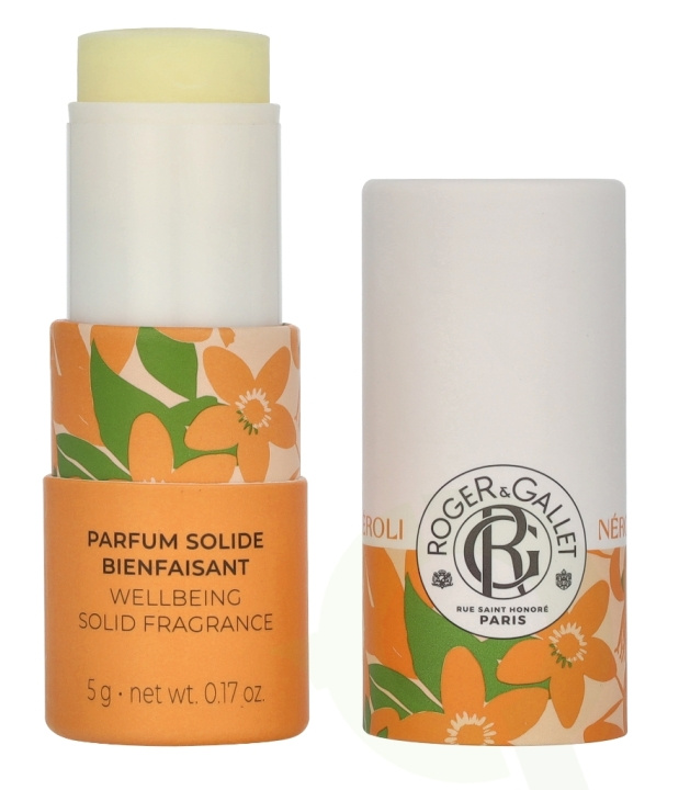 Roger & Gallet Neroli Wellbeing Solid Fragrance Stick 5 g i gruppen SKÖNHET & HÄLSA / Doft & Parfym / Parfym / Parfym för henne hos TP E-commerce Nordic AB (D13024)