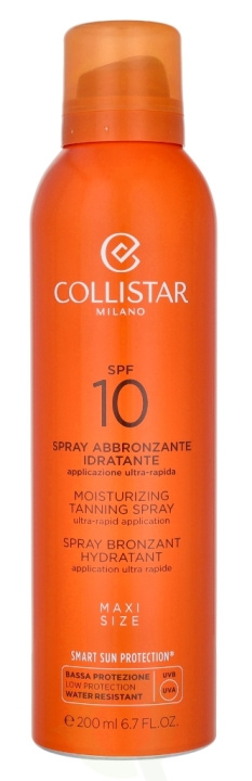 Collistar Moisturizing Tanning Spray SPF10 200 ml i gruppen SKÖNHET & HÄLSA / Hudvård / Solskydd & Tanning / Solskydd hos TP E-commerce Nordic AB (D13075)