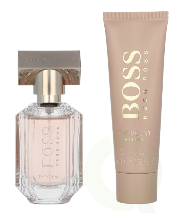 Hugo Boss The Scent For Her Giftset 80 ml Edp Spray 30ml/Body Lotion 50ml i gruppen SKÖNHET & HÄLSA / Presentkit / Presentkit För Henne hos TP E-commerce Nordic AB (D13079)