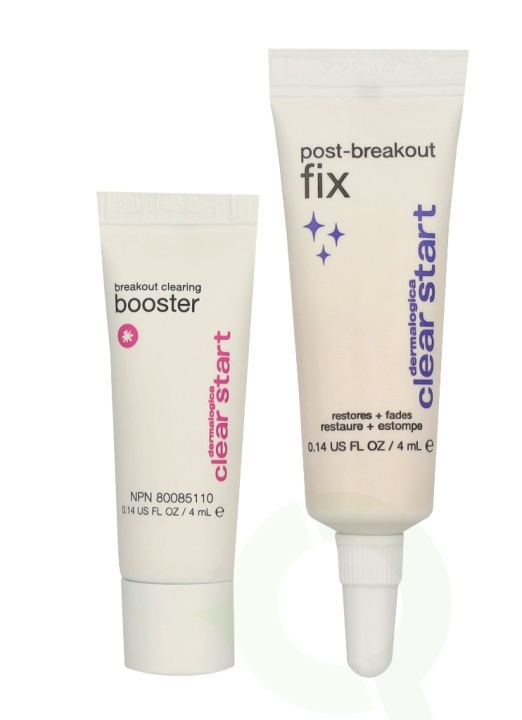 Dermalogica Clear Start Emergency Breakout Set 8 ml Cleansing Booster 4ml/Post-Breakout Fix 4ml i gruppen SKÖNHET & HÄLSA / Hudvård / Ansiktsvård / Serum Hud hos TP E-commerce Nordic AB (D13148)