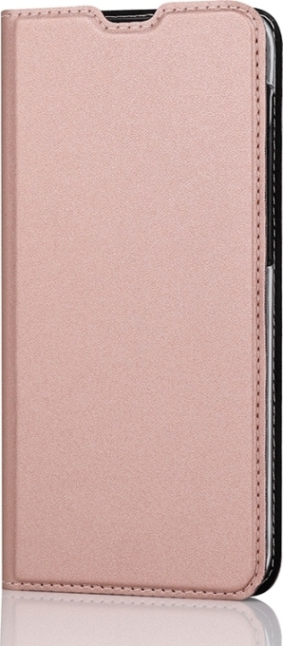 Wave BookCase skyddsfodral, Samsung Galaxy A10, roséguld i gruppen SMARTPHONE & SURFPLATTOR / Mobilskydd / Samsung hos TP E-commerce Nordic AB (D13265)