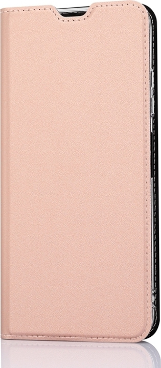 Wave BookCase skyddsfodral, Samsung Galaxy A22 5G, roséguld