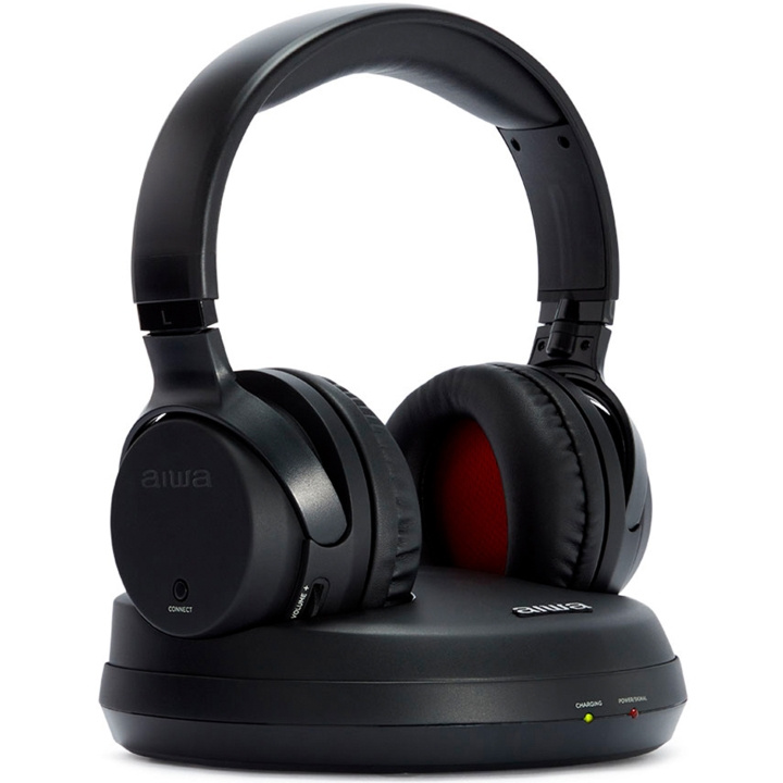AIWA Hörlurar TV RF-teknik 100m räckvidd WHF-880 Svarta i gruppen HEMELEKTRONIK / Ljud & Bild / Hörlurar & Tillbehör / Hörlurar hos TP E-commerce Nordic AB (D13559)