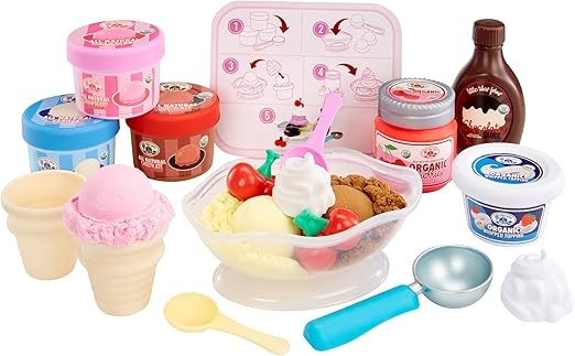 Little Tikes Ltittle Tikes - Kreativa kockar - glassats (639661) i gruppen LEKSAKER, BARN- & BABYPRODUKTER / Leksaker / Lilla hemmet & Rollek hos TP E-commerce Nordic AB (D13768)
