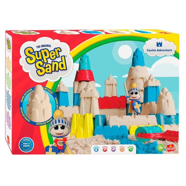 Goliath Super Sand - Äventyr i slottet (GO18146) i gruppen LEKSAKER, BARN- & BABYPRODUKTER / Leksaker / Experiment & DIY hos TP E-commerce Nordic AB (D13776)