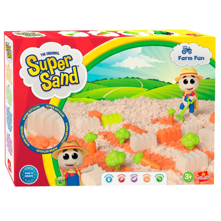 Goliath Super Sand - Farm Fun (GO18145) i gruppen LEKSAKER, BARN- & BABYPRODUKTER / Leksaker / Experiment & DIY hos TP E-commerce Nordic AB (D13780)