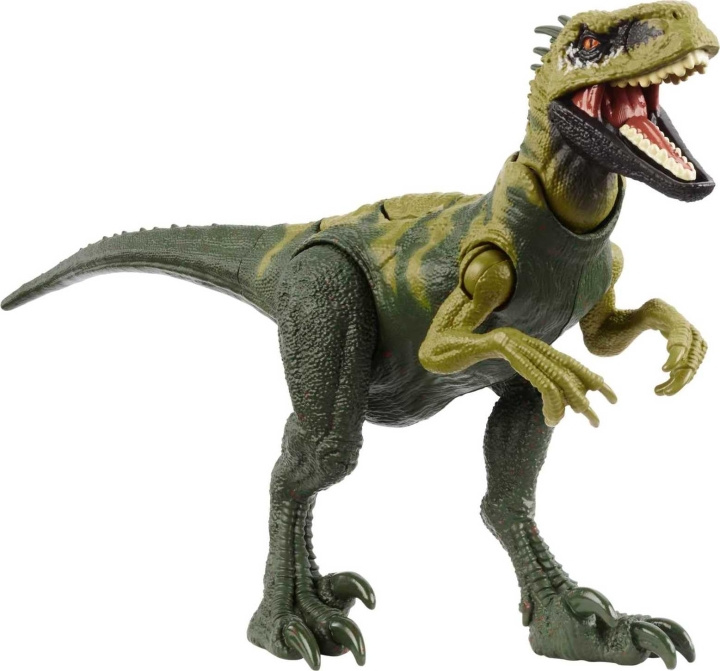 Jurassic World Strike Attack - Atrociraptor (HLN69) i gruppen LEKSAKER, BARN- & BABYPRODUKTER / Leksaker / Figurer, Miniatyrer & tillbehör hos TP E-commerce Nordic AB (D13823)