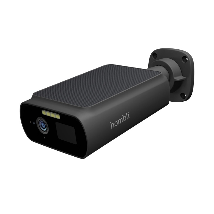 Hombli Smart Solar Cam 2K, svart i gruppen HEM, HUSHÅLL & TRÄDGÅRD / Larm & Säkerhet / Övervakningskameror / Digitalt (Nätverk) / Utomhuskameror hos TP E-commerce Nordic AB (D13872)