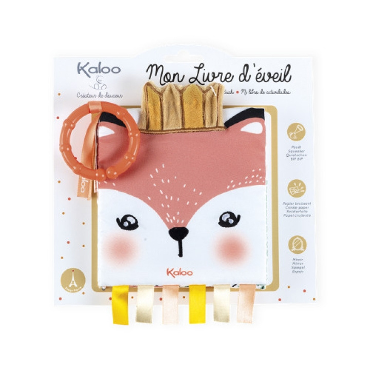 kaloo Aktivitetsbok - Den arga räven (LKK62782) i gruppen LEKSAKER, BARN- & BABYPRODUKTER / Babyleksaker / Aktivitetsleksaker hos TP E-commerce Nordic AB (D13966)