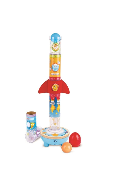 Hape Rocket Ball luftstaplare (87-0387) i gruppen LEKSAKER, BARN- & BABYPRODUKTER / Leksaker / Övriga leksaker hos TP E-commerce Nordic AB (D14099)
