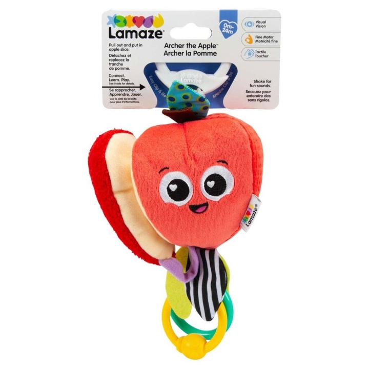Lamaze Archer Äpplet Clip & Go - (941-273831) i gruppen LEKSAKER, BARN- & BABYPRODUKTER / Babyleksaker / Aktivitetsleksaker hos TP E-commerce Nordic AB (D14242)