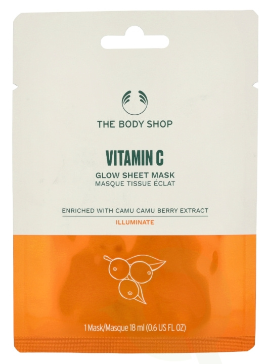 The Body Shop Vitamin C Glow Sheet Mask 18 ml i gruppen SKÖNHET & HÄLSA / Hudvård / Ansiktsvård / Masker hos TP E-commerce Nordic AB (D14578)