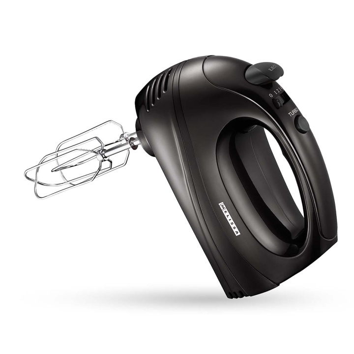 MELISSA Handmixer med turbo 300 Watt Svart i gruppen HEM, HUSHÅLL & TRÄDGÅRD / Hushållsmaskiner / Matberedare & Köksassistenter / Mixer & Blender hos TP E-commerce Nordic AB (D14629)