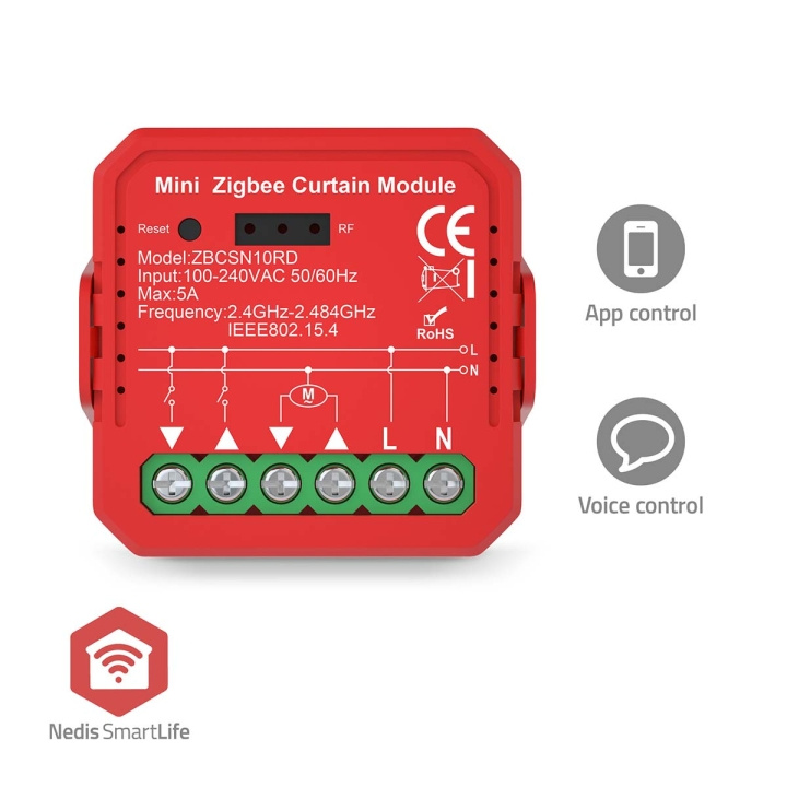 Nedis SmartLife Strömbrytare | Zigbee 3.0 | 1000 W | Terminalanslutning | App tillgänglig för: Android™ / IOS i gruppen HEM, HUSHÅLL & TRÄDGÅRD / Smarta hem / Smarta hem-system hos TP E-commerce Nordic AB (D14665)
