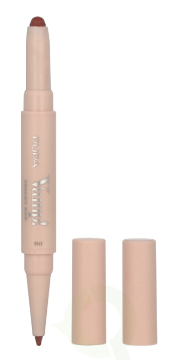 Pupa Milano Pupa Vamp! Creamy Duo Lip Pencil 1 g #006 Deep Rose / Lipstick 0,8g / Pencil 0,2g i gruppen SKÖNHET & HÄLSA / Makeup / Läppar / Läppenna hos TP E-commerce Nordic AB (D14795)