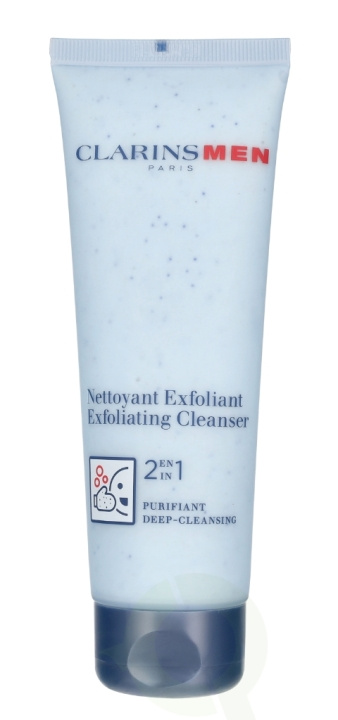 Clarins Men Exfoliant Cleanser 125 ml i gruppen SKÖNHET & HÄLSA / Hudvård / Ansiktsvård / Dagkräm hos TP E-commerce Nordic AB (D14796)