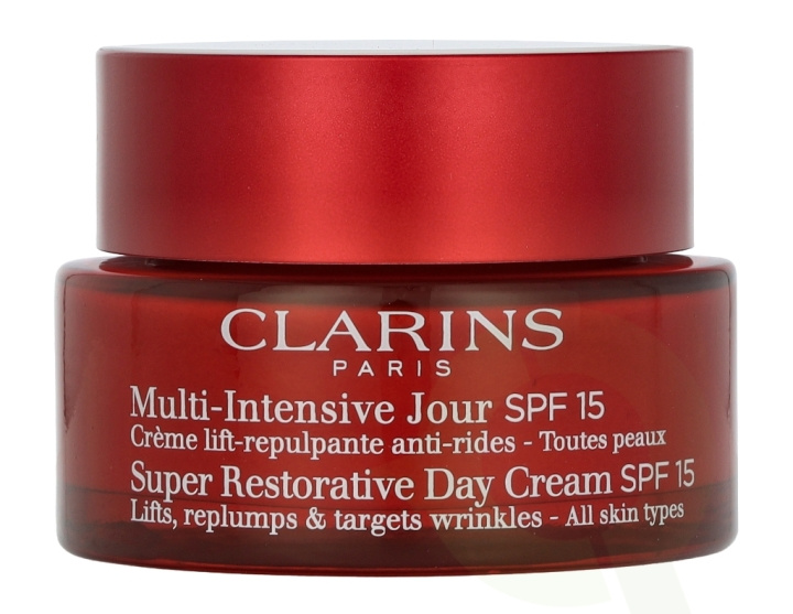 Clarins Super Restorative Day Cream SPF15 50 ml All Skin Types i gruppen SKÖNHET & HÄLSA / Hudvård / Ansiktsvård / Dagkräm hos TP E-commerce Nordic AB (D14812)