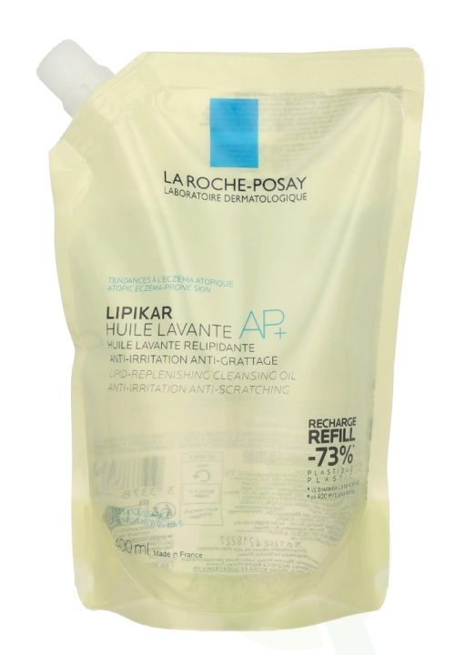 La Roche LRP Lipikar AP+ Lipid-Replenishing Cleans. Oil - Refill 400 ml i gruppen SKÖNHET & HÄLSA / Hudvård / Kroppsvård / Bad & Duschcreme hos TP E-commerce Nordic AB (D14824)