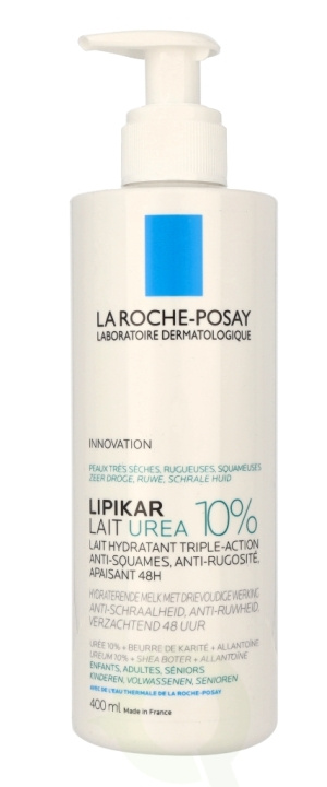 La Roche LRP Lipikar Lait Urea 10% Triple-Action Lotion 400 ml i gruppen SKÖNHET & HÄLSA / Hudvård / Kroppsvård / Body lotion hos TP E-commerce Nordic AB (D14834)